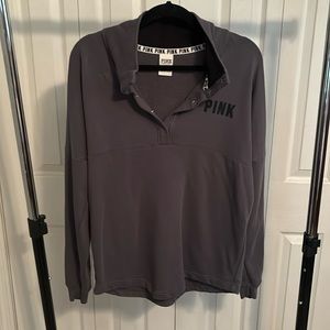 Victoria’s Secret V-Neck Button Up Sweatshirt